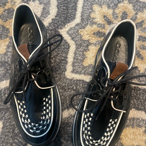 Coach 1941 leather platform creepers - Picture 3 of 6
